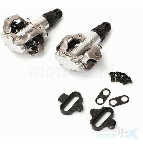 Pedales De Fijación Mtb Shimano Pd-m520 Spd Silver