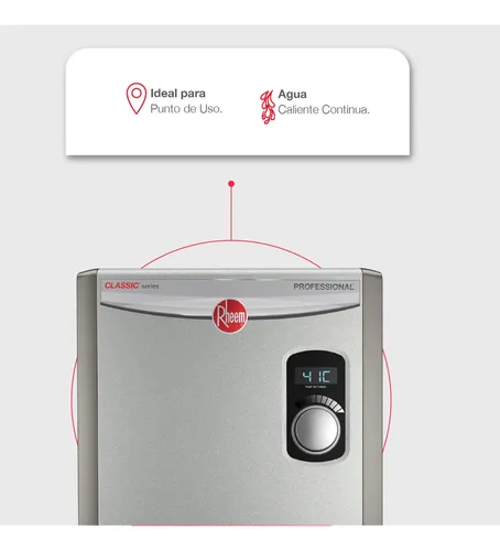 Calentador Instantáneo Eléctrico 4 KW – Rheem México