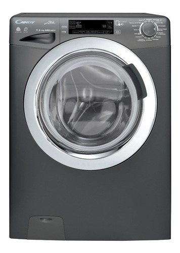 Lavasecarropas Automático Candy Alisè Gvfw4159l Inverter Gris Oscuro 11.5kg 220v