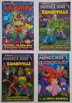 Comprar 4 Gibis Minecraft Revista Em Quadrinhos Minecraft 4 Edições Su002F Repetição Pró Games Minecraft