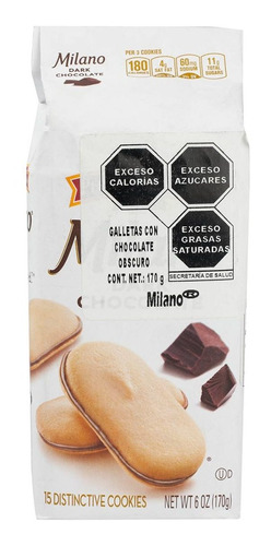 Galleta Pepperidge Farm Milano Chocolate 170g