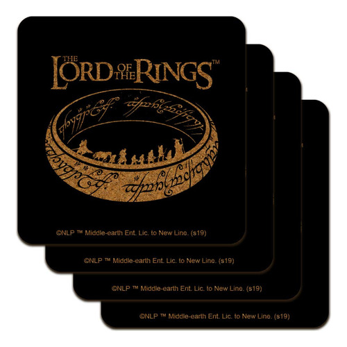 Posavaso Corcho Diseño Lord Of The Rings Journey