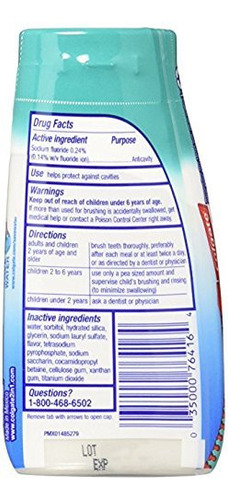 Pasta De Dientes Colgate 2 En 1, Enjuague Bucal, Blanqueador
