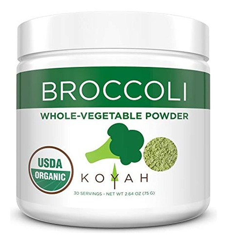 Koyah - Polvo De Brócoli Orgánico De Estados Unidos 