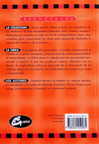 Imagen 2 de 2 de Mortera Y Nunge - Análisis Transaccional Formato Bolsillo