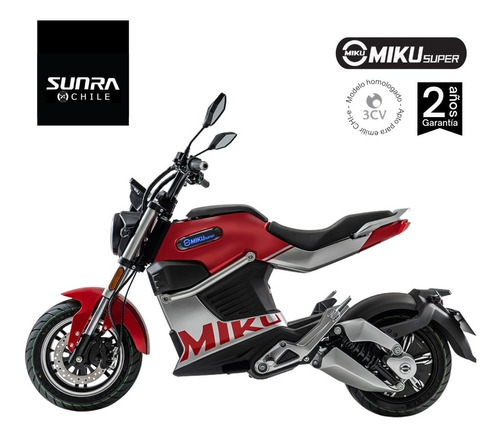 Imagen 1 de 9 de Moto Eléctrica Sunra Miku Super Nueva Chile