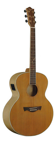 Violão Elétrico Tagima Fs 650 Nc Eq Jumbo Natural Orientação Da Mão Destro