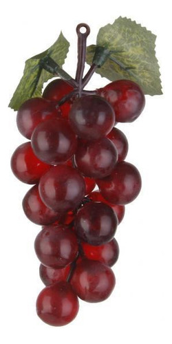 6 Artificial Faux Plástico Fruta Bosquejo Prop Una