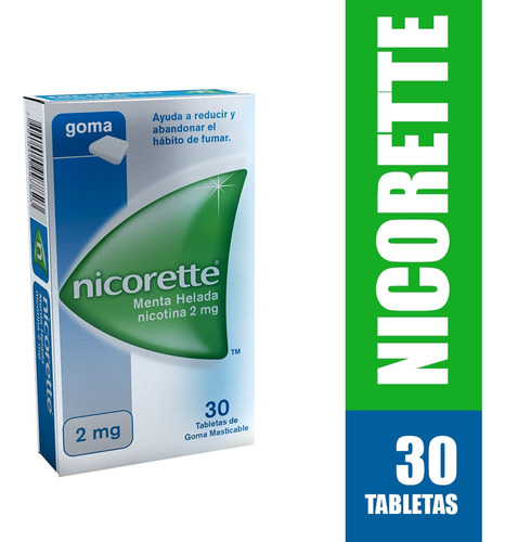 Nicorette 2mg Caja X 30 Tableta Masticables