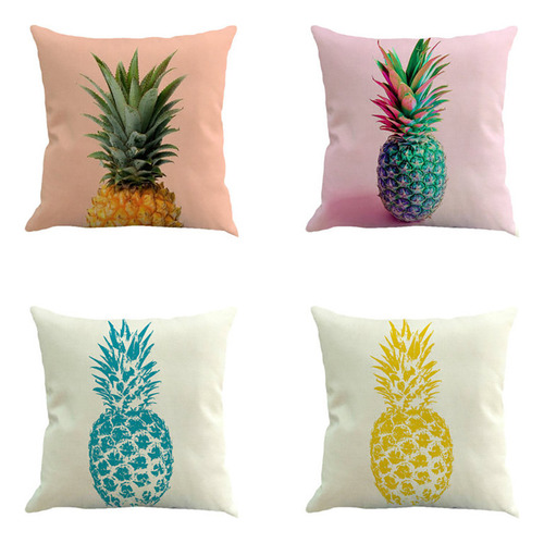 Juego De 1 Funda De Almohada Decorativa De Lino Navideño Par