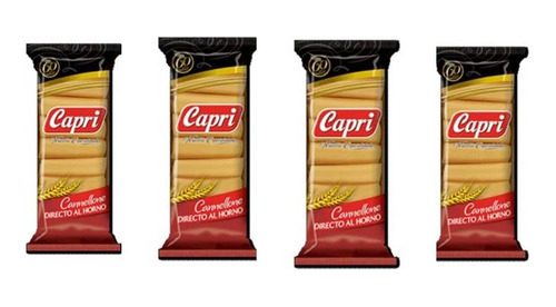 Pasta Canelon 250 Grs Capri Pack 4 Unidades 