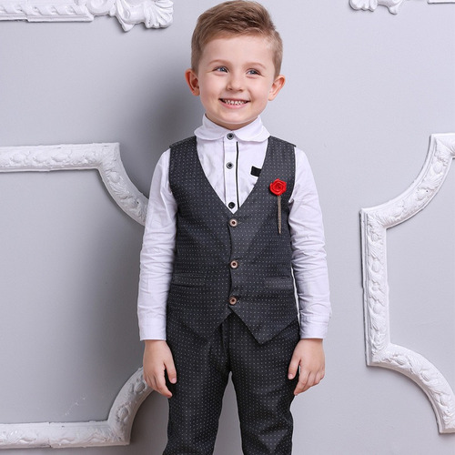 Traje De Novio Para Niño, Pieza Formal, Elegante, Para Niños