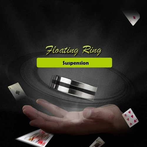 Anillo Mágico Flotante Con Cartas De Poker Show De Magia