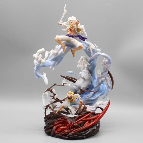 Figura Luffy One Piece Gear 5 Dios Nika Rayo Escultura