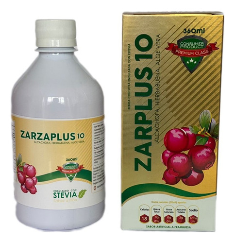 Zarplus 10 - Zarzaparrilla - mL a $69