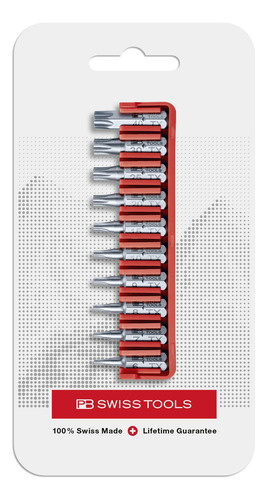 Bitblock Con 10 Puntas De Precisión De 6,35 Mm Fabricado En