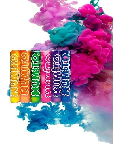 Imagen 2 de 5 de Humito De Colores Pack X 6