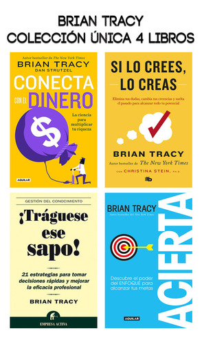 Brian Tracy - 4 Libros | Autoayuda Superacion
