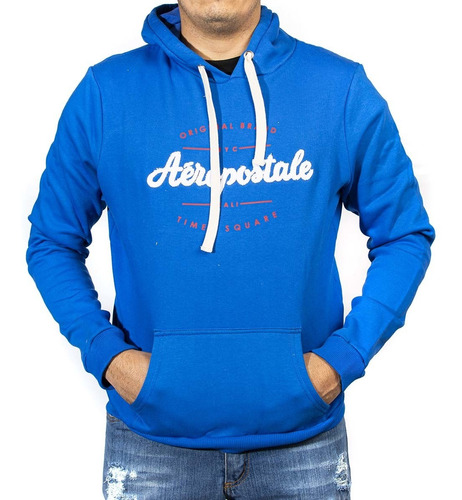 Buzo Aeropostale Canguro Friza Bordado Corphood Hombre Aero