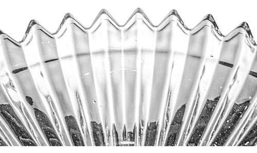 Fruteira De Mesa Em Vidro Com Pé Brasilia 28cm - City Glass Cor Transparente