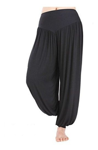 Pantalones Harem Marca Hoerev Modal Super Suave Yoga Pilates