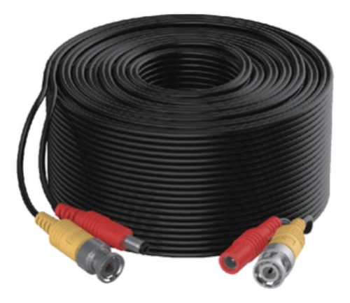 Cable Coaxial Siames (mini Rg59) + Alimentación 10 Metros De