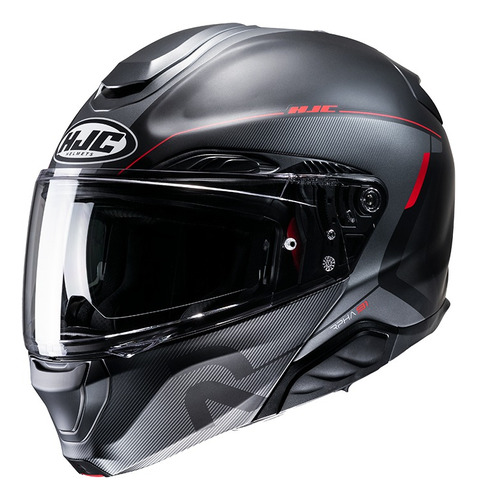 Casco Moto Rebatible Hjc Rpha91 Fibras Compuestas Carbono