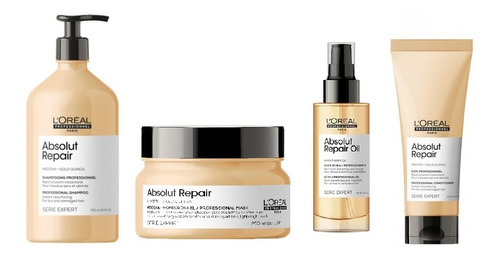 Tratamiento Completo Absolut Repair Loreal 4 Productos Color de cabello Fragancia del tratamiento ninguno