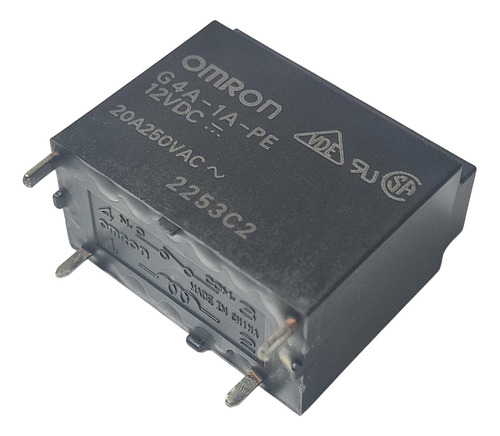 Relay 1 Polo Spst No 20a 250v G4a-1a-pe12v