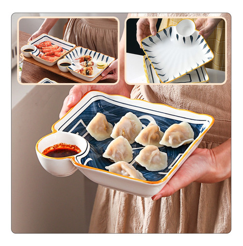 Imagen 7 de 8 de 4 Bandejas De Platos Separados Exquisitos Para Restaurante