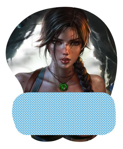 Jwzpillow Tomb Raider 3d Anime Mouse Pads Con Reposamuñecas 