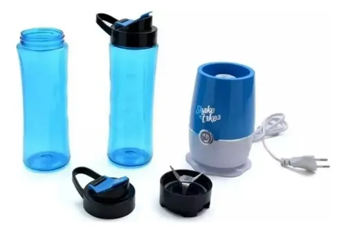 Juguera Portátil Licuadora 2 Vasos Batidora Portátil