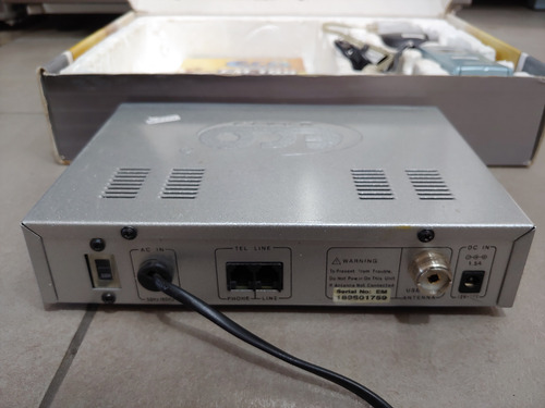 Telefono De Linea De Largo Alcance Eco Mania Em-189 Plateado (Usado)