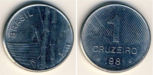 Moneda Brasil 1 Cruzeiro 1981