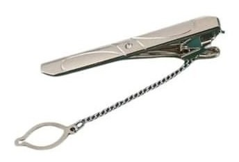 Pisa Corbatas Clip Para Corbata 6 Cm Con Cadena
