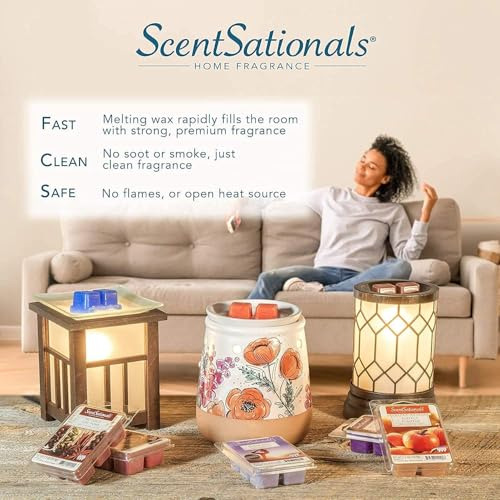 Scentsationals Wax Melts, Cubos De Cera Con Aroma Fuerte - C