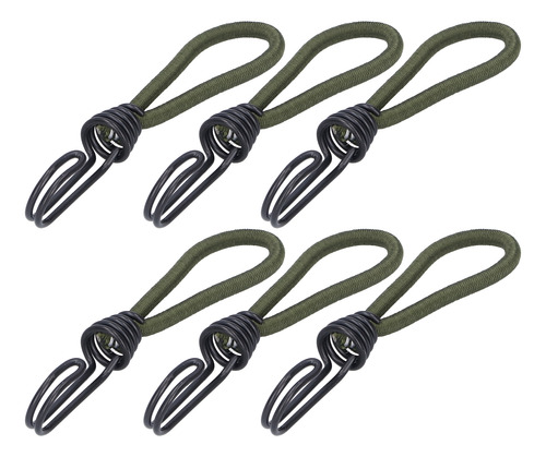 Cable Para Tienda De Campaña, 10 Unidades, Gancho Elástico D