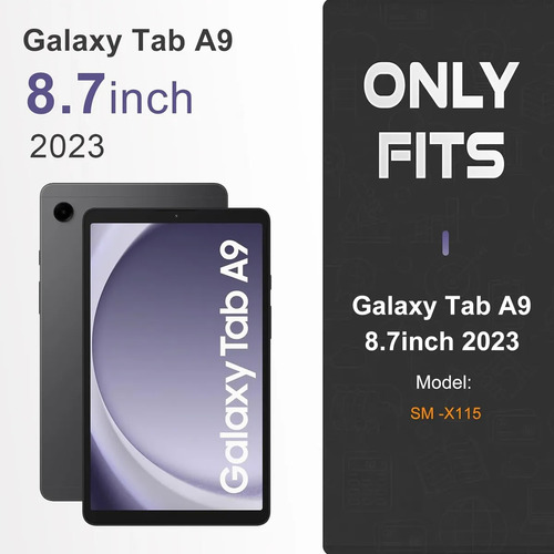 Carcasa Smart Cover Para Galaxy Tab A9 8.7 Sm-x110 X115