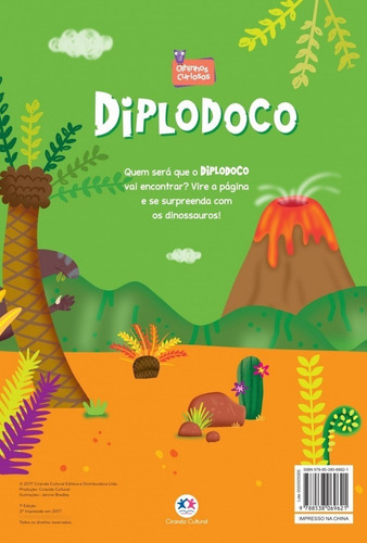 Livro Diplodoco - Quem Está Escondido? Olhinhos Curiosos