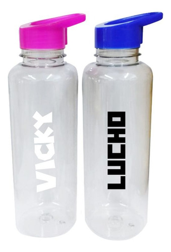 5 Botellas Plásticas 750 Cc Souvenir Personalizadas Elección