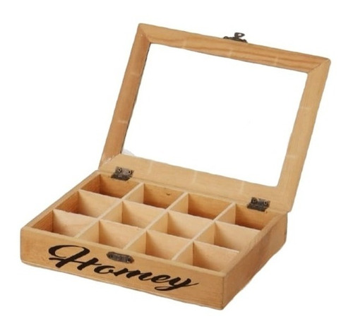 Organizador De Madera / Joyero / Caja De Madera 20*15*4cm