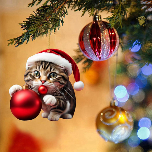 6 Accesorios Navideños Para Mascotas, Decoración 6 Piezas