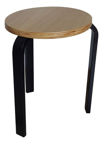 Taburete Bajo Apilable Stool Madera Multilaminada