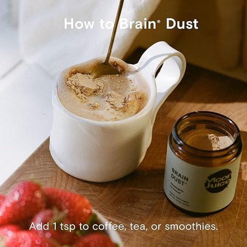 Moon Juice Brain Dust Herbal Supplement 42.5 G Sabor Fruit Punch