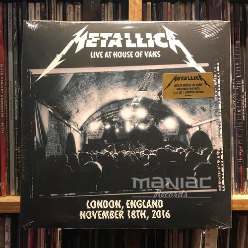 Metallica Live At House Of Vans London Edicion 3 Vinilos