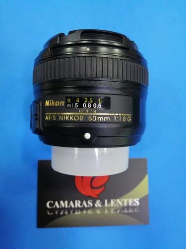 Lente nikon 50mm 1.8 usado hot sale