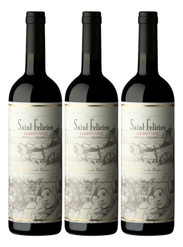 Combo Vinos Saint Felicien Cabernet Franc 750ml X3 Catena