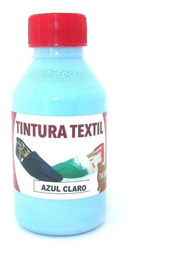 Tinte Textil Azul Claro Para Zapatos Tenis X 120 Cc