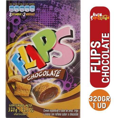 Flips Chocolate 320gr Cereal