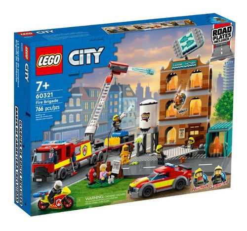 Kit De Construcción Lego City Cuerpo De Bomberos 60321